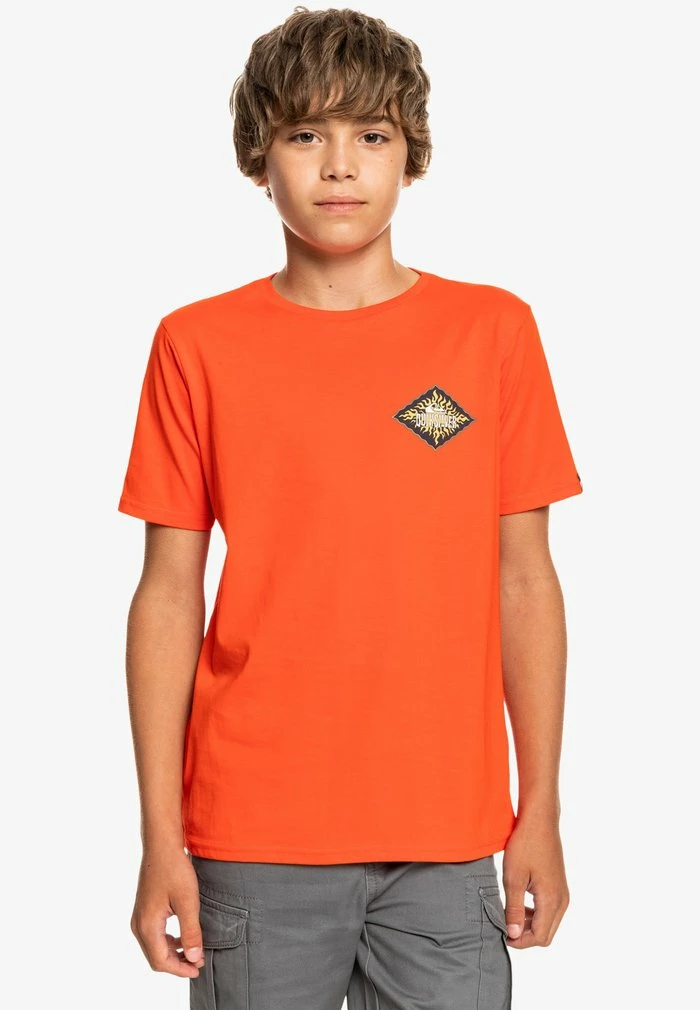 Meilleure vente 🔔 Quiksilver NINETIES SON SS YTH - T-shirt Imprimé - Cherry Tomato 😍 2 Meilleure vente 🔔 Quiksilver NINETIES SON SS YTH - T-shirt Imprimé - Cherry Tomato 😍 – Image 2
