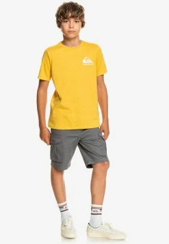 Remise 🤩 Quiksilver HOW ARE YOU FEELING - T-shirt Imprimé - Yellow 🎁