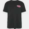 Tout neuf 👍 Quiksilver OG REVERB SS - T-shirt Imprimé - Black 🧨