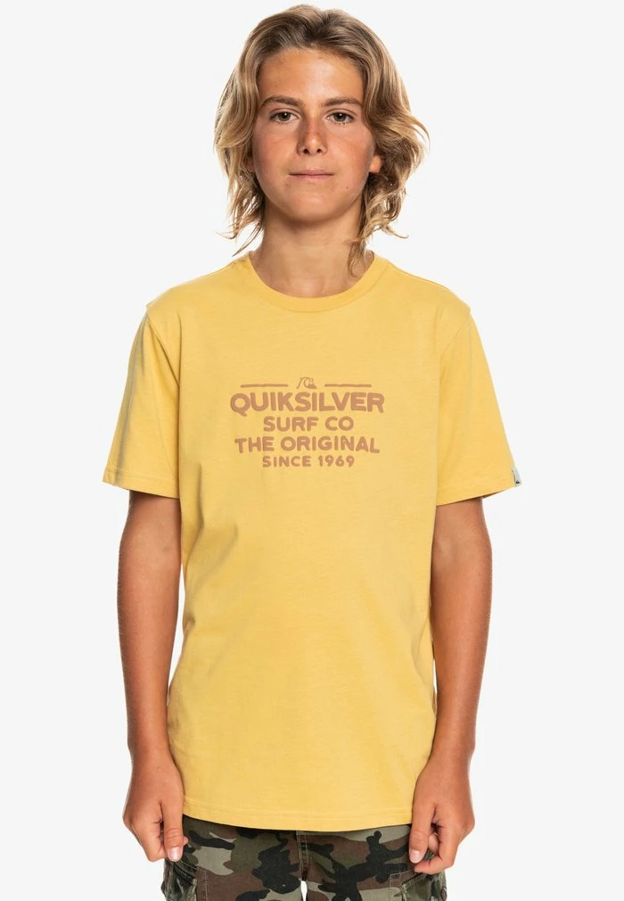 Top 10 🌟 Quiksilver FEEDING LINE - T-shirt Imprimé - Rattan ❤️ 2 Top 10 🌟 Quiksilver FEEDING LINE - T-shirt Imprimé - Rattan ❤️ – Image 2