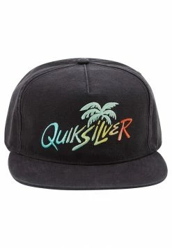 Vente flash 🎁 Quiksilver TILTED THOUGHTS - Casquette - Black 🎁