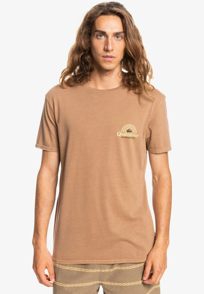 Meilleure vente ✨ Quiksilver RAINBOW VALLEY - T-shirt Imprimé - Chipmunk ⌛ 1 Meilleure vente ✨ Quiksilver RAINBOW VALLEY - T-shirt Imprimé - Chipmunk ⌛