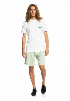 Meilleure affaire 👏 Quiksilver TEMPER - T-shirt Imprimé - White 👍 -Quiksilver Soldes Boutique 6653a09953834224ba8a361102aeb6e6