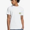 Nouveau ⭐ Quiksilver ROGUE AIR - T-shirt Imprimé - White 👍