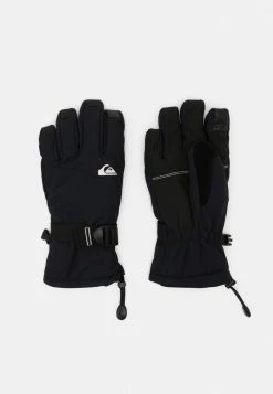 Promo 👍 Quiksilver MISSION - Gants - True Black 🎁