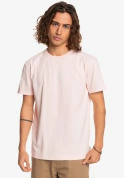 Acheter ⭐ Quiksilver ESSENTIALS - T-shirt Basique - Veiled Pink 😍