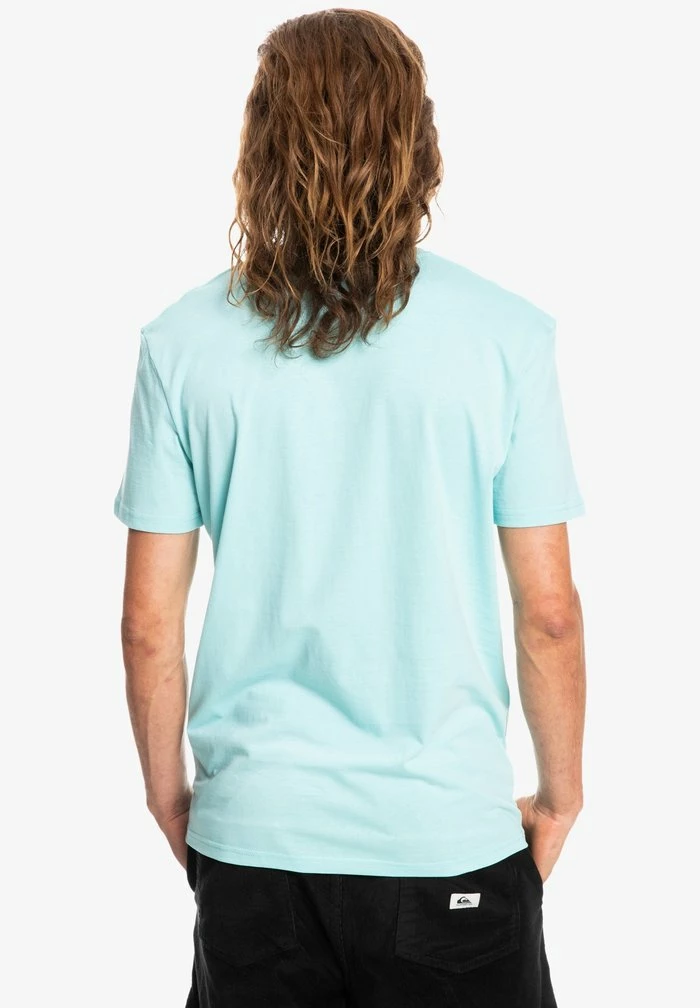 Acheter ⌛ Quiksilver LINED UP - T-shirt Imprimé - Blue 🎁 2 Acheter ⌛ Quiksilver LINED UP - T-shirt Imprimé - Blue 🎁 – Image 2