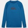 De gros 😀 Quiksilver ALL TIME YOUTH - T-shirt De Surf - Vallarta Blue Heather ❤️
