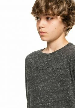 Meilleure affaire 👏 Quiksilver NEW SLANG - T-shirt à Manches Longues - Charcoal Heather ✔️ -Quiksilver Soldes Boutique 697ee7d0235e4f06a1e0d67533d63a38