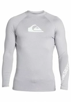 Bon marché ⭐ Quiksilver MIT UPF 50 FÜR MÄN - T-shirt De Surf - Sleet Heather 😀