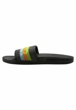 Acheter ✔️ Quiksilver RIVI WORDMARK - Sandales De Bain - Black/orange/blue 🌟