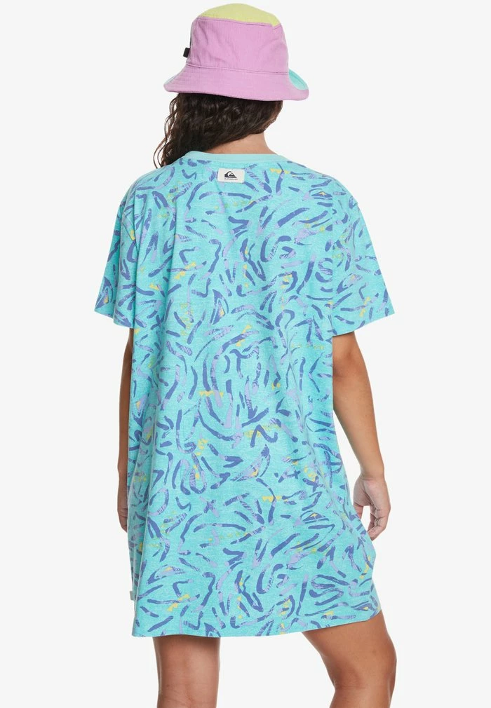 Acheter ✨ Quiksilver Robe En Jersey - Aqua Sky Strange Daze 🛒 3 Acheter ✨ Quiksilver Robe En Jersey - Aqua Sky Strange Daze 🛒 – Image 3