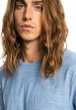 Meilleure vente ⌛ Quiksilver KENTIN MANCHES COURTES POUR EQYKT - T-shirt Imprimé - Light Blue 🤩 -Quiksilver Soldes Boutique 6d629f629dc2432ab7de790b63fa70cb