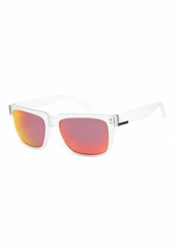 Sortie ❤️ Quiksilver BRUISER - Lunettes De Soleil - Matte Crystal/ml Red ❤️