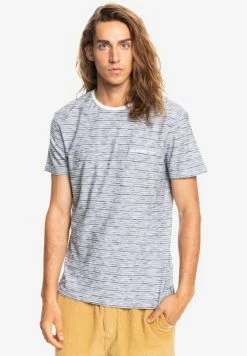 Tout neuf 👍 Quiksilver KENTIN MANCHES COURTES POUR EQYKT - T-shirt Imprimé - Navy Kentin 🎉
