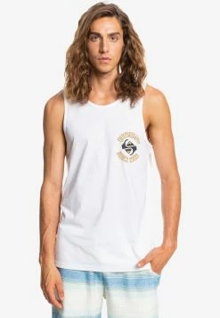 Bon marché 💯 Quiksilver GOLDEN HOUR - Débardeur - White 🧨