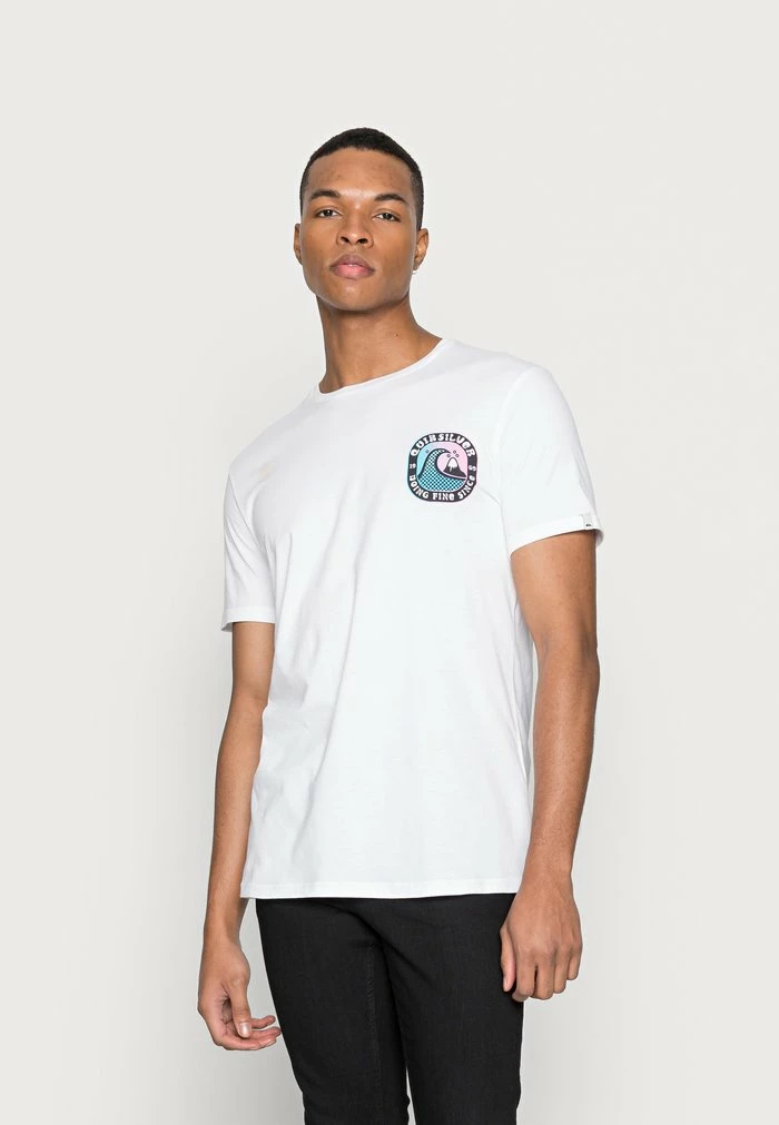 Tout neuf 🤩 Quiksilver ANOTHER STORY - T-shirt Imprimé - White 🧨 1 Tout neuf 🤩 Quiksilver ANOTHER STORY - T-shirt Imprimé - White 🧨