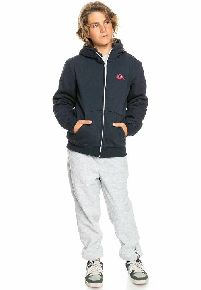 Meilleure affaire 😀 Quiksilver BEST WAVE YOUTH - Sweat à Capuche Zippé - Navy Blazer 🔔 2 Meilleure affaire 😀 Quiksilver BEST WAVE YOUTH - Sweat à Capuche Zippé - Navy Blazer 🔔 – Image 2