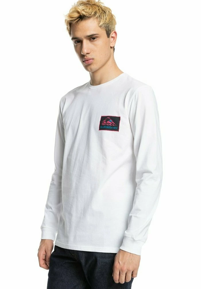 Offres 💯 Quiksilver RETURN TO THE MOON - T-shirt à Manches Longues - White 🤩 1 Offres 💯 Quiksilver RETURN TO THE MOON - T-shirt à Manches Longues - White 🤩