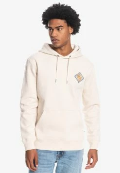Le moins cher đ§š Quiksilver Sweat à Capuche - Oatmeal đ