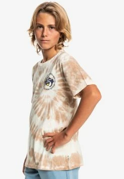 Meilleure vente 🛒 Quiksilver IN CIRCLES SS YTH - T-shirt Imprimé - Almond Cream ❤️ -Quiksilver Soldes Boutique 74d179f2db7c4281945dfbc0dba3a46f