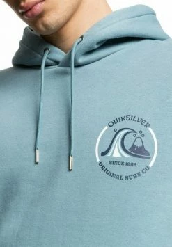 Bon marché ⭐ Quiksilver MIRROR LOGO - Sweat à Capuche - Citadel Blue 👍 -Quiksilver Soldes Boutique 74fd8262105b498eb7188df7403bb55a