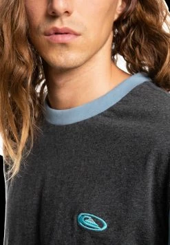 Budget 🎁 Quiksilver MASTER PLAN TEE - T-shirt Imprimé - Blue ⭐ -Quiksilver Soldes Boutique 75b105a7a8b146a6b92298b7c6a51a30