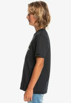 Coupon 😀 Quiksilver FEEDING LINE - T-shirt Imprimé - Black ✔️ -Quiksilver Soldes Boutique 783c16650cd84d5b82a29b46acdb8972