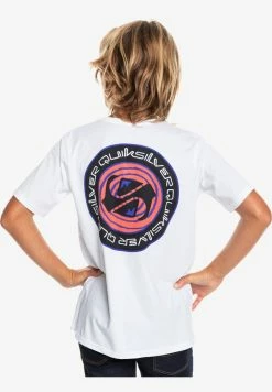 Le moins cher 😀 Quiksilver T-shirt Imprimé - White 😀 -Quiksilver Soldes Boutique 7886f223f1b84a1b81ba91f90e46fb10
