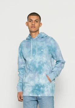 Nouveau ❤️ Quiksilver NATURAL TIE DYE - Sweat à Capuche - Airy Blue Cloudy 🔔