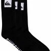 Vente flash 😀 Quiksilver 3 PACK - Chaussettes - Black 👍