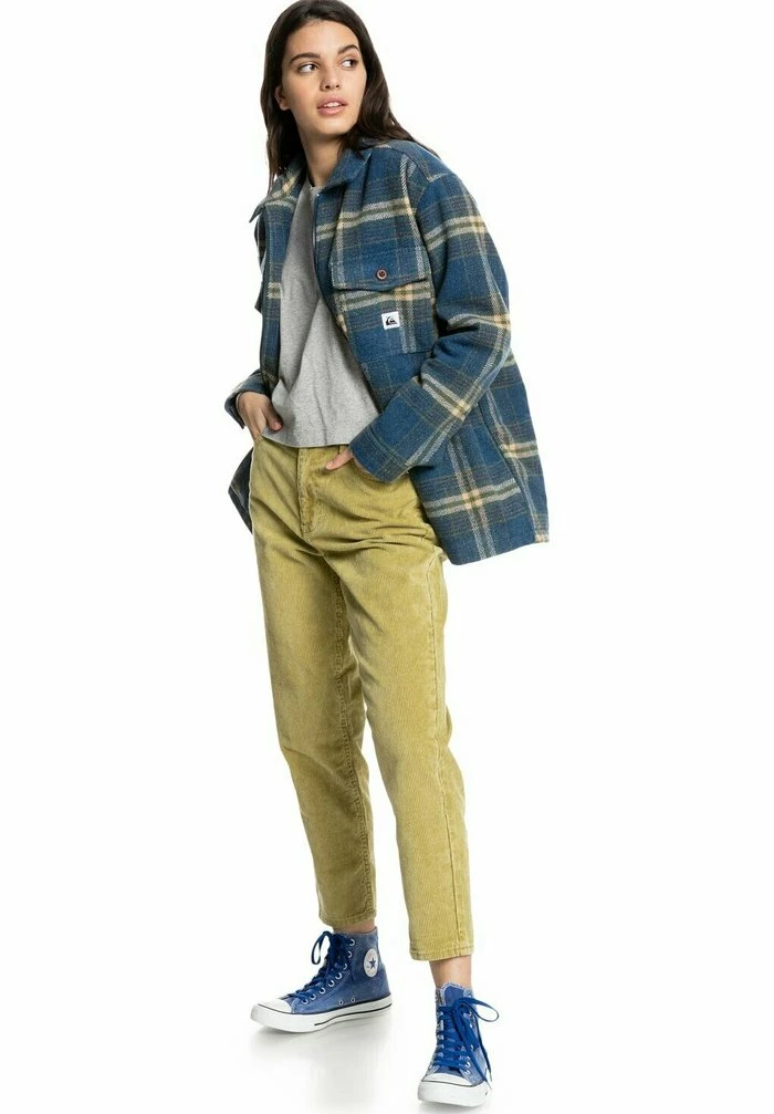 Promo 🧨 Quiksilver SOFT MOOD - Veste Mi-saison - Dark Denim Soft Mood Check 😀 2 Promo 🧨 Quiksilver SOFT MOOD - Veste Mi-saison - Dark Denim Soft Mood Check 😀 – Image 2