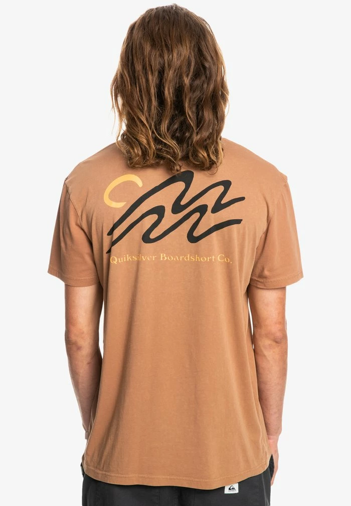 Meilleur prix ⌛ Quiksilver SLOW MOVER - T-shirt Imprimé - Chipmunk 🎉 2 Meilleur prix ⌛ Quiksilver SLOW MOVER - T-shirt Imprimé - Chipmunk 🎉 – Image 2