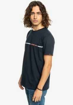 Bon marché 😀 Quiksilver T-shirt Imprimé - Navy Blazer 😀 -Quiksilver Soldes Boutique 7ddf44f3941241918029c6e4960c0f2b