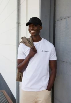 Tout neuf ⌛ Quiksilver RESIN TINT - T-shirt Imprimé - White 👍