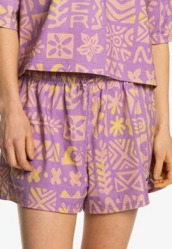 Meilleur prix 🔥 Quiksilver WAVE VIBES - Short - Orchid Flower Tropical Trip W ⌛