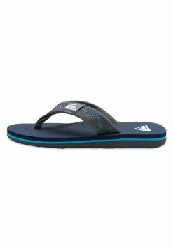 Coupon 💯 Quiksilver MOLOKAI STITCHY - Tongs - Grey/blue/blue ❤️