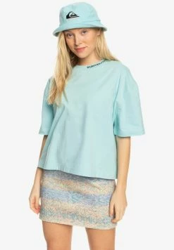 Top 10 🔥 Quiksilver MANCHES COURTES - T-shirt Basique - Pool ✔️