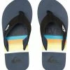 Nouveau ✔️ Quiksilver MOLOKAI LAYBACK - Chaussons - Black ⌛