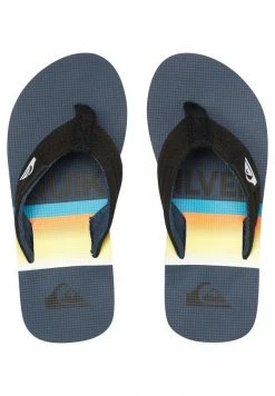 Nouveau ✔️ Quiksilver MOLOKAI LAYBACK - Chaussons - Black ⌛