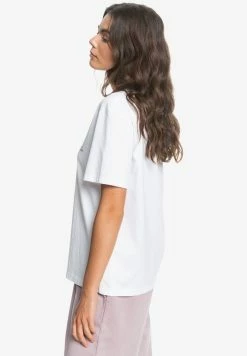 Bon marché 🎁 Quiksilver STANDARD - T-shirt Imprimé - White ✨ -Quiksilver Soldes Boutique 80b37a02b9be4273808359553108cb5b