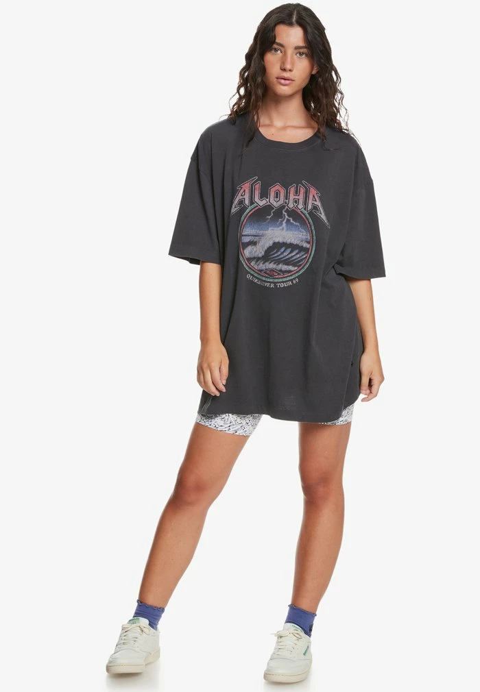 Promo ⌛ Quiksilver T-shirt Imprimé - Tarmac ✔️ 2 Promo ⌛ Quiksilver T-shirt Imprimé - Tarmac ✔️ – Image 2