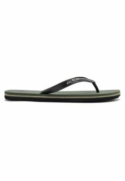 Offres 👍 Quiksilver MOLOKAI - Tongs - Green/black 🌟 -Quiksilver Soldes Boutique 80db2b63e19141c18f4255150c8f8cb5