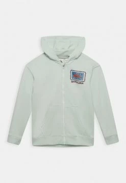 Le moins cher 😀 Quiksilver RADICAL ROOTS - Sweat à Capuche Zippé - Blue Glass ⌛