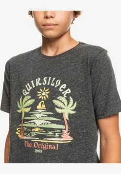 Sortie 🛒 Quiksilver STRANGE DAYS - T-shirt Imprimé - Charcoal Heather 🔔 -Quiksilver Soldes Boutique 86a4119c03f94f489ba9620a1f4cfac8