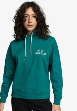 Nouveau 👏 Quiksilver Sweat à Capuche - Teal Green 🌟