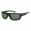 Meilleur prix 😀 Quiksilver KNOCKOUT POLARIZED - Lunettes De Soleil - Matte Black Green Polarized ❤️