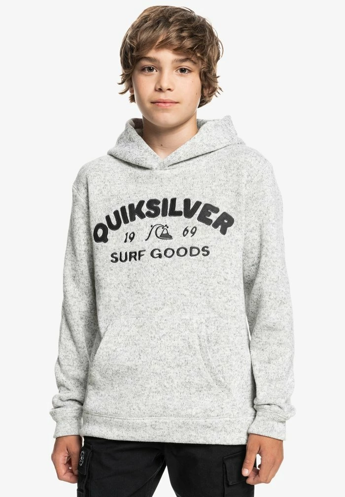 Meilleure affaire ✨ Quiksilver KELLER - Sweat à Capuche - Light Grey Heather 🌟 2 Meilleure affaire ✨ Quiksilver KELLER - Sweat à Capuche - Light Grey Heather 🌟 – Image 2