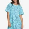 Acheter ✨ Quiksilver Robe En Jersey - Aqua Sky Strange Daze 🛒