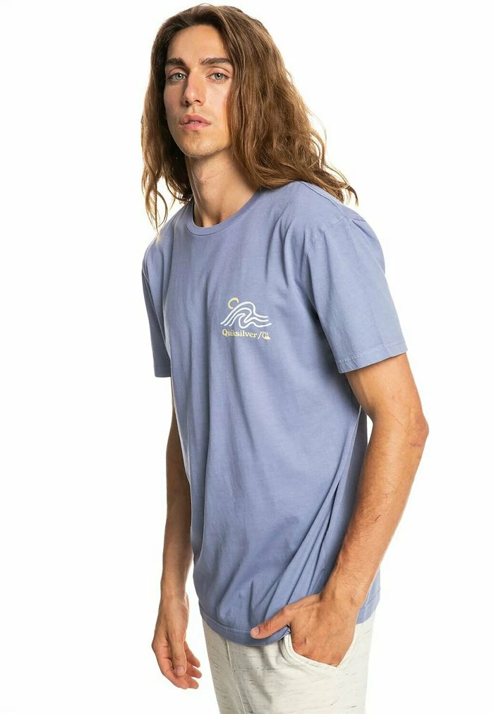 De gros đ Quiksilver SLOW MOVER - T-shirt Imprimé - Purple Impression â 4 De gros đ Quiksilver SLOW MOVER - T-shirt Imprimé - Purple Impression â â Image 4
